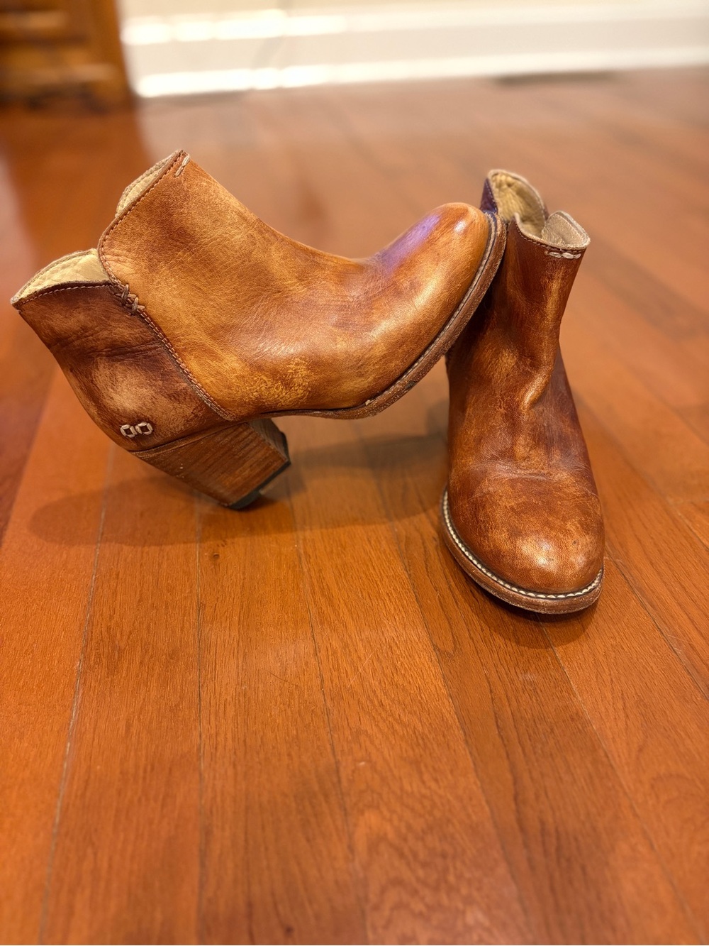 Bed Stu | Women’s Leather Ankle Boots with Heel size 7